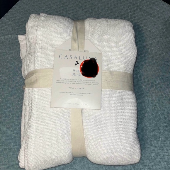 Casaluna Other - Casaluna Ivory Waffle Blanket